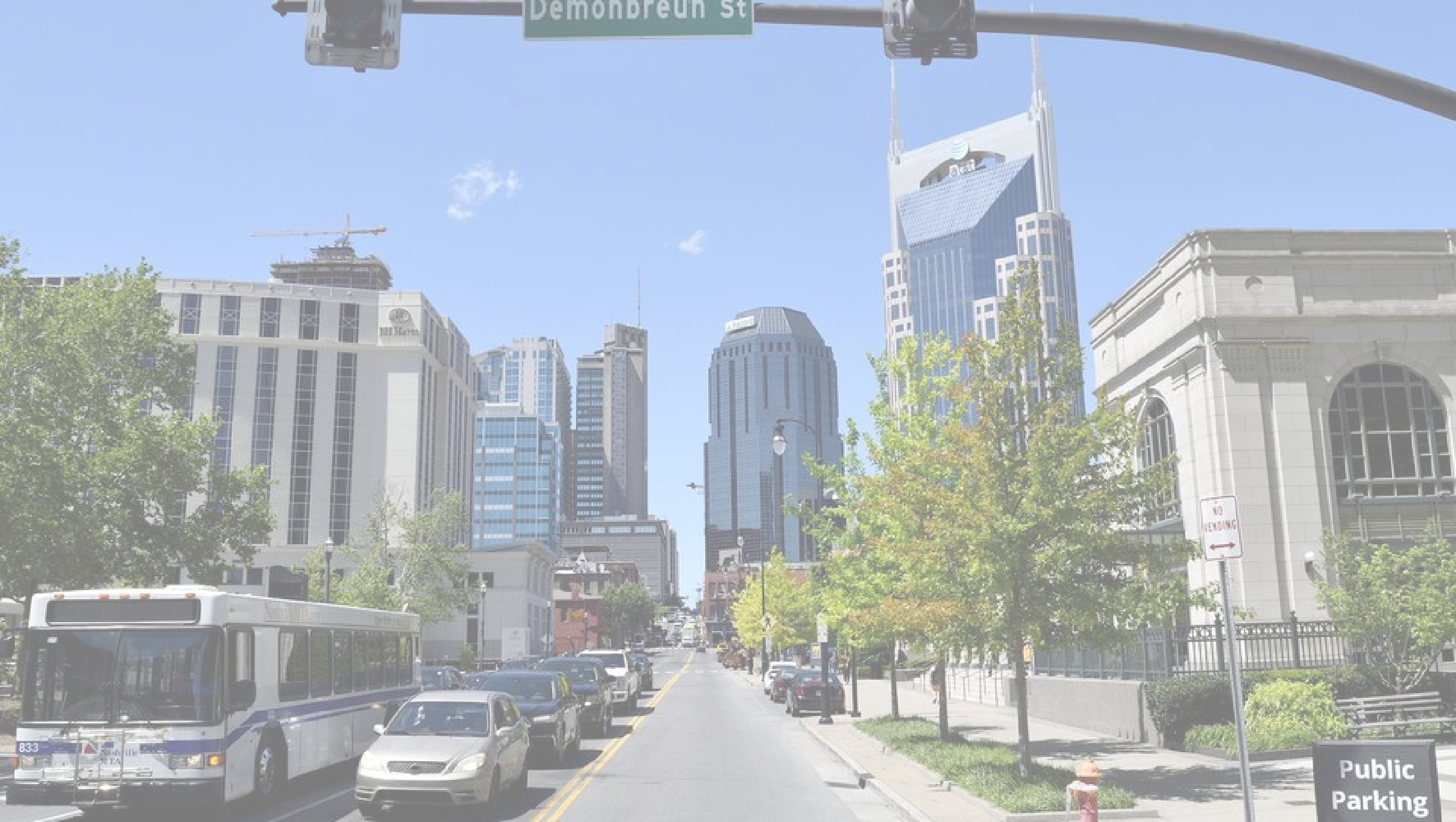 Downtown Nashville, Tennessee skyline — Jack Ward & Sons service area